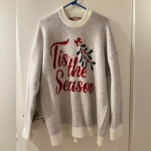 Show Me Your MuMu Cream and Red Knit Sweater